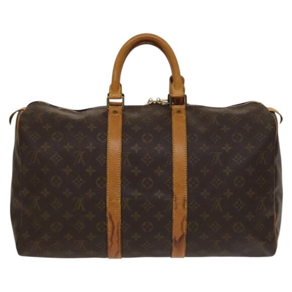 LOUIS VUITTON Monogram Keepall 45 Boston Bag M41428 LV Auth 132552 - Picture 3 of 16